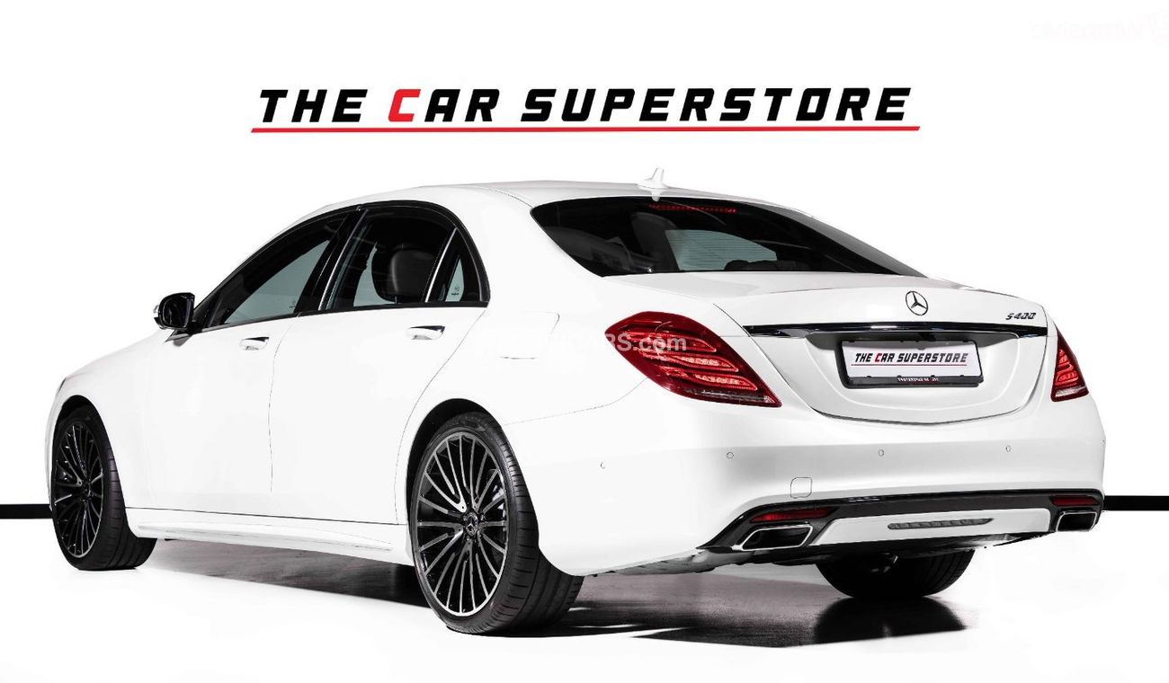 مرسيدس بنز S 400 AMG 3.5L 2014-MERCEDES BENZ S 400 AMG LINE-GCC- SERVICE HISTORY FULL WITH GARGASH-1 YEAR WARRANTY