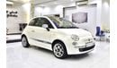 Fiat 500 EXCELLENT DEAL for our Fiat 500 ( 2015 Model ) in White Color GCC Specs