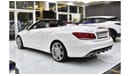 Mercedes-Benz E 400 Coupe EXCELLENT DEAL for our Mercedes Benz E400 Convertible ( 2015 Model ) in White Color GCC Specs