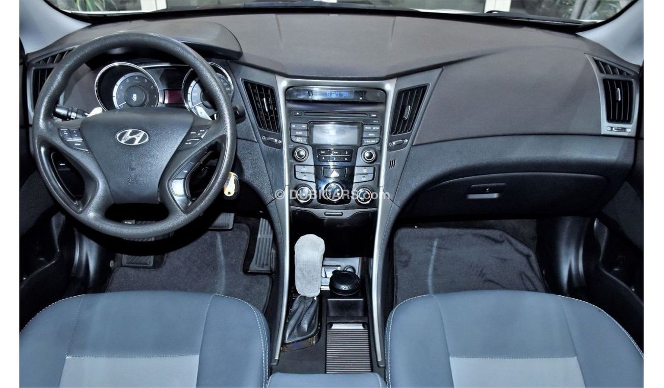 Hyundai Sonata EXCELLENT DEAL for our Hyundai Sonata ( 2014 Model ) in White Color GCC Specs