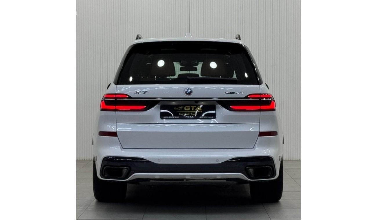 بي أم دبليو X7 2023 BMW X7 xDrive40i M-Sport, Feb 2028 BMW Warranty + Service Pack, Full Options, Very Low Km, GCC