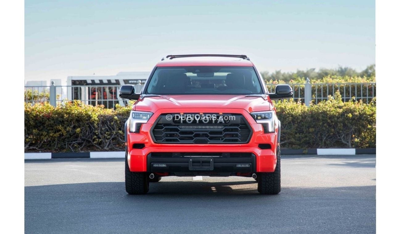 Toyota Sequoia 2023 Toyota Sequoia 3.4 TRD Pro 4WD - Supersonic Red inside Black SofTex