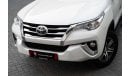 Toyota Fortuner 2.7 EXR | 1,665 P.M  | 0% Downpayment | Well Maintained!