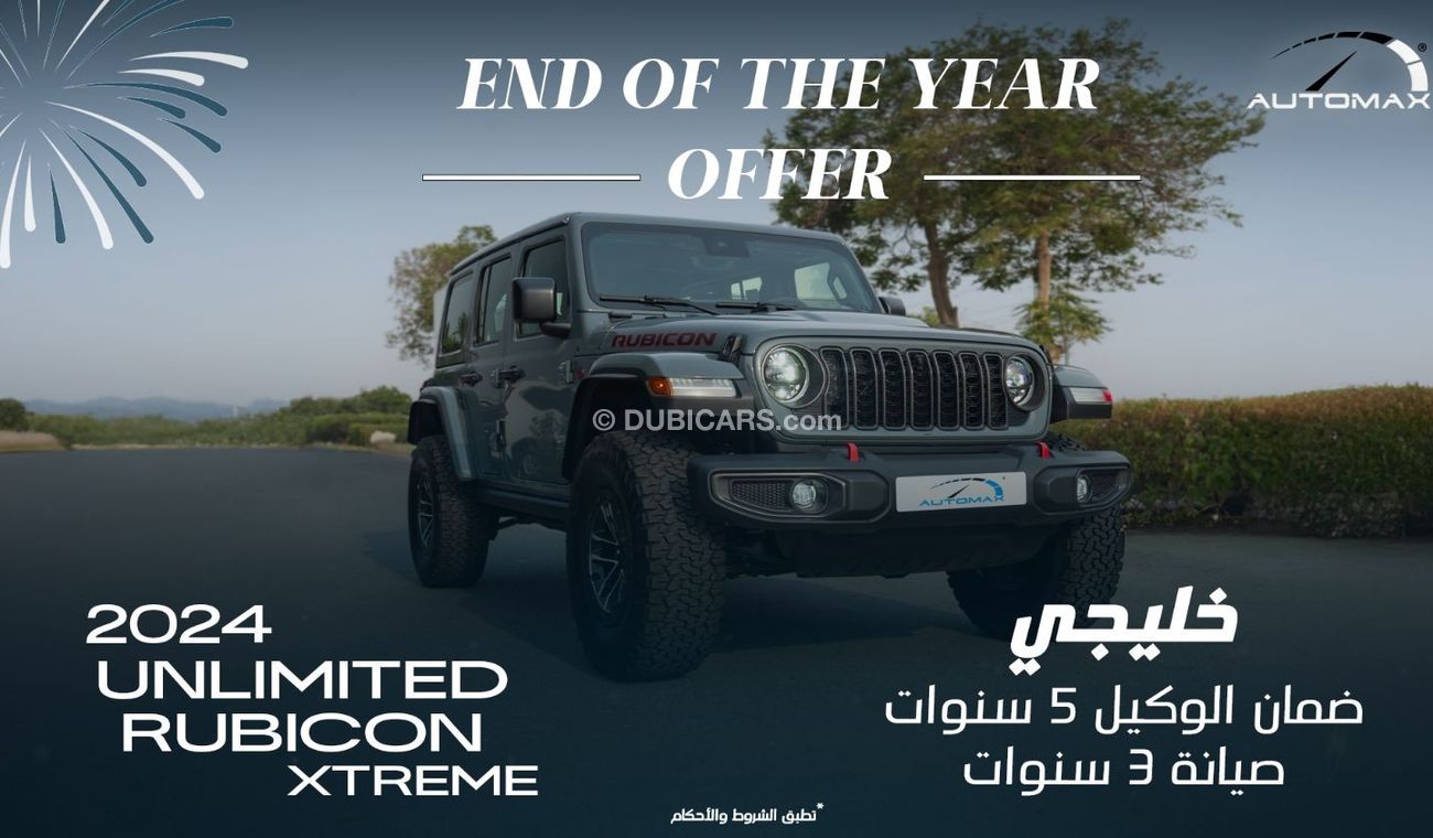 Jeep Wrangler Unlimited Rubicon Xtreme V6 3.6L , 2024 GCC , 0Km , With 5 Years Warranty& 3 Years Service @Official