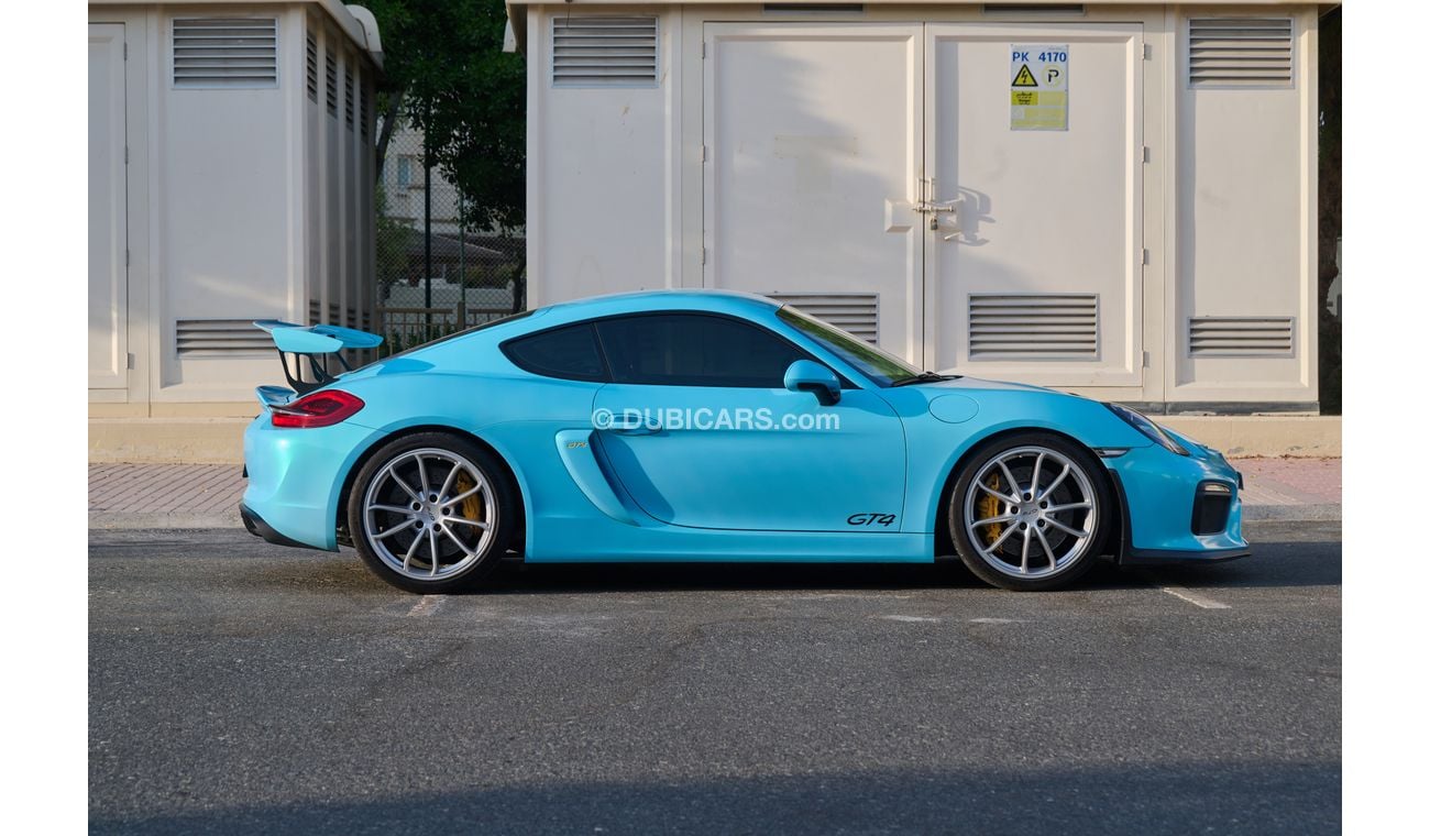 بورش كايمان 718 Porsche Cayman GT4 2016 - GCC, Sports Chrono, Carbon Bucket Seats, Manual Transmission