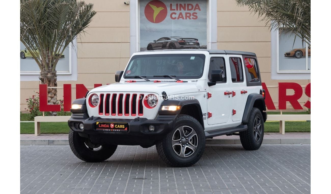 جيب رانجلر Unlimited Sport 3.6L A/T Jeep Wrangler Unlimited Sport 2018 GCC under Warranty with Flexible Down-Pa