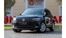 Volkswagen Tiguan SEL Volkswagen Tiguan 2019 GCC under Warranty with Flexible Down-Payment.