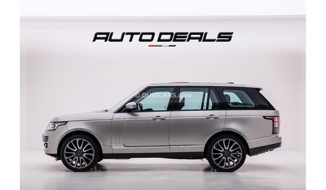 Land Rover Range Rover Autobiography 5.0L (510 HP) Vogue Autobiography Supercharged | GCC | Perfect Condition | 5.0L V8