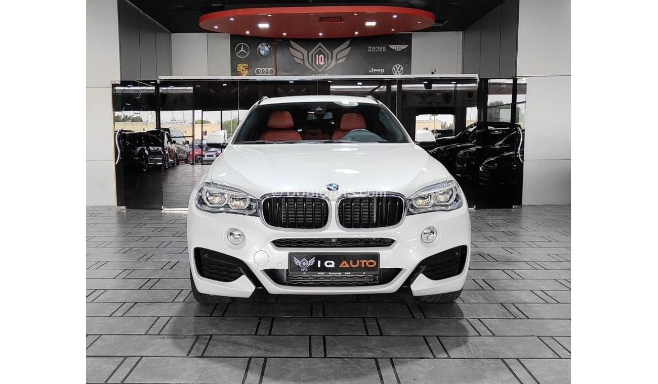 BMW X6 35i M Sport AED 1,300 P.M | 2017 BMW X6 M-SPORT | UNDER WARRANTY | GCC | 3.0L | SUNROOF