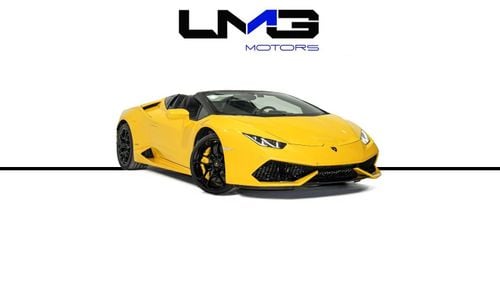 Lamborghini Huracan HURACAN SPYDER LP 610-4 | GIALLO INTI  | IMMACULATE CONDITION | LMG MOTORS