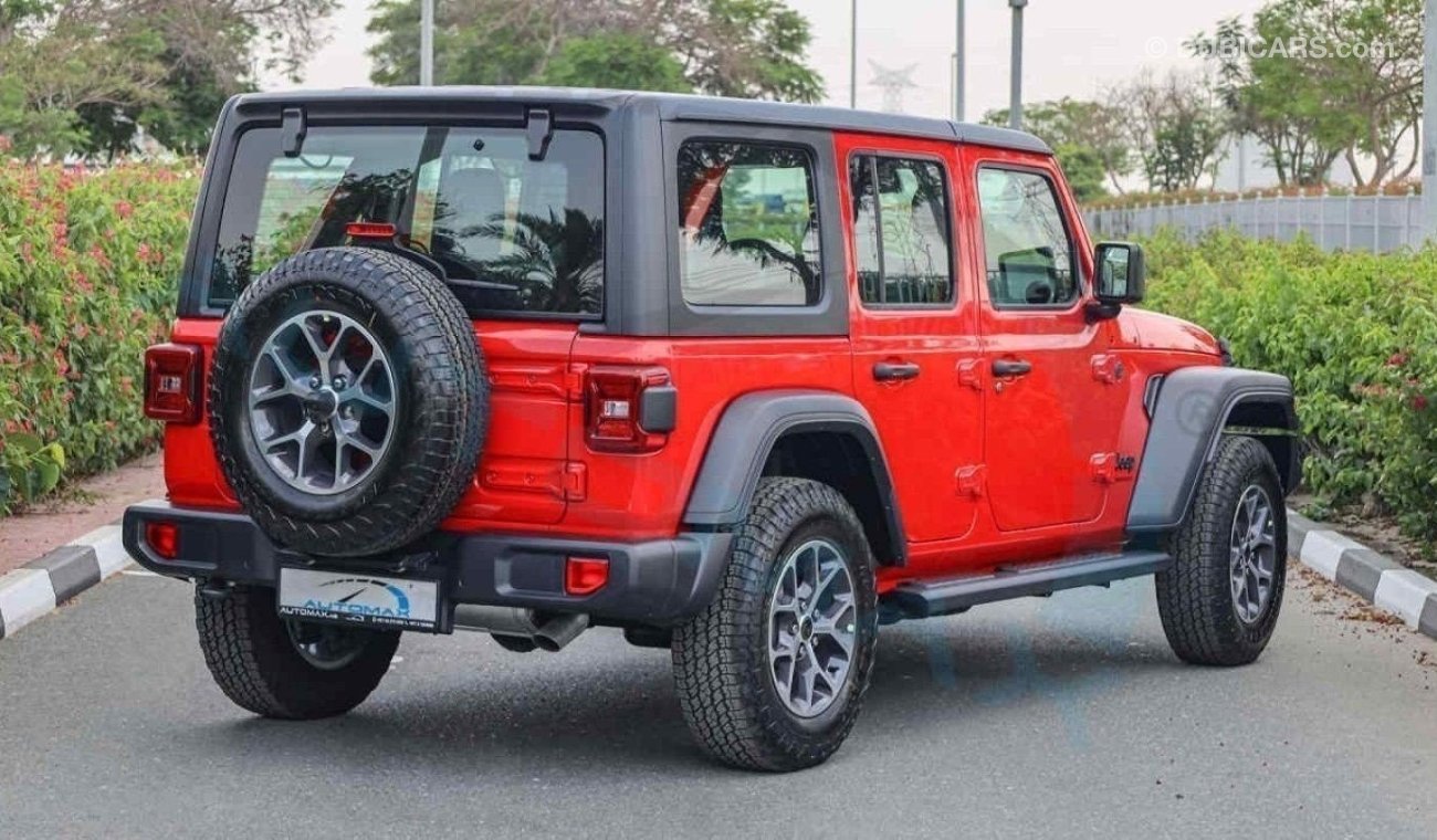 Jeep Wrangler Unlimited Sport S Turbo , 2024 GCC , 0Km , With 5 Years Warranty & 3 Years Service @Official Dealer