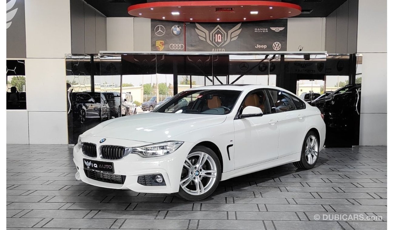 BMW 420i M Sport AED 1,500 P.M | 2017 BMW 4 SERIES  420i M-SPORT 2.0L  | SUNROOF | GCC | UNDER WARRANTY