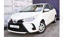 تويوتا يارس AED 749 PM | 1.5L SE SEDAN GCC DEALER WARRANTY