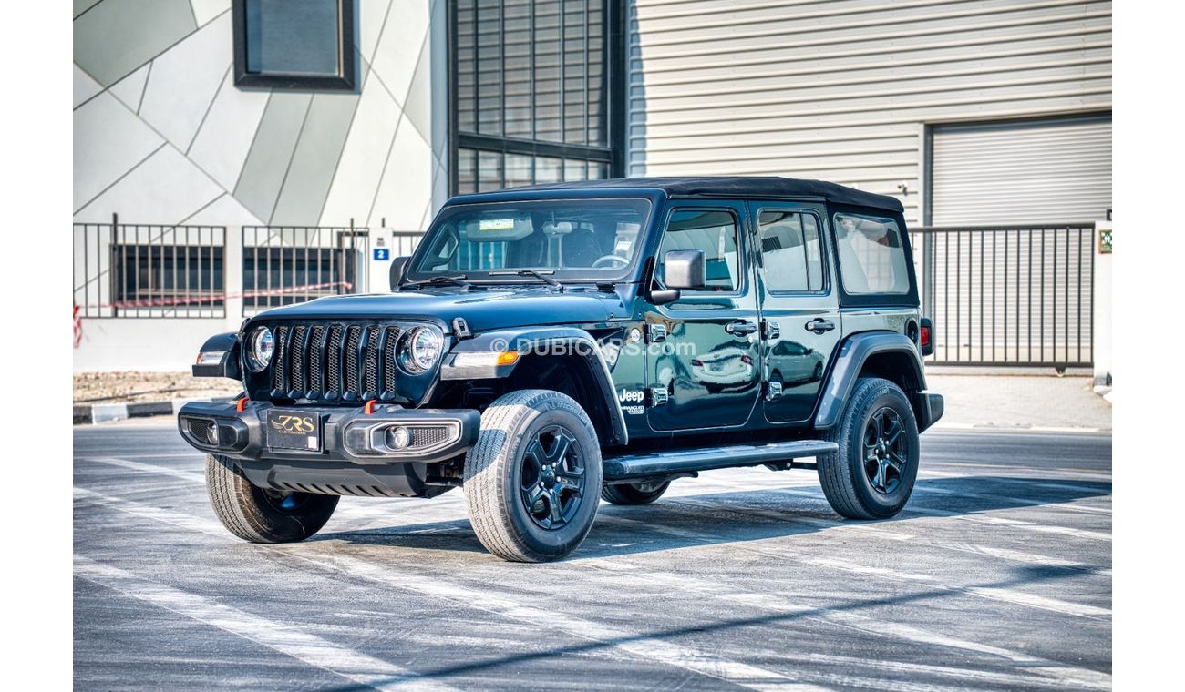 جيب رانجلر AED 1,299 P.M | 2019 JEEP WRANGLER ULTIMATE SPORT | 2.0L 4WD | American Specs