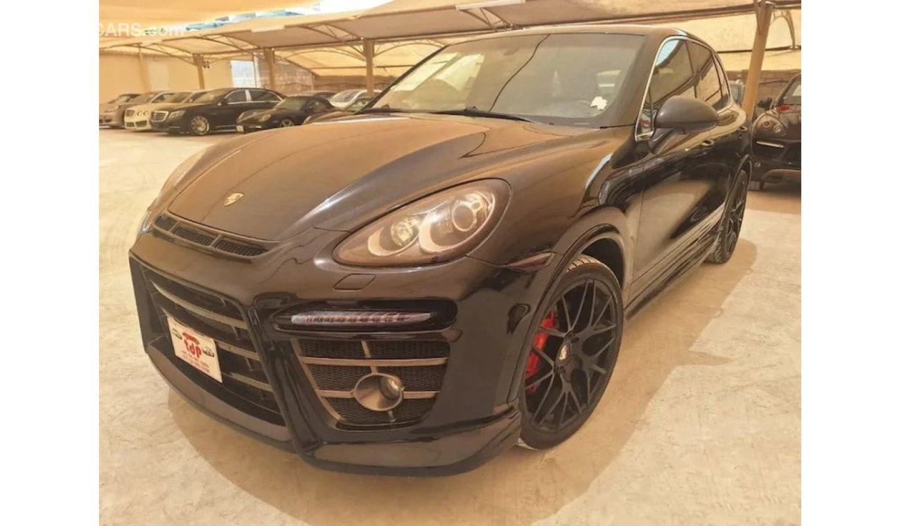 بورش كايان PORSCHE CAYENNE 4.8L TURBO WITH SUNROOF AND AERO BODY KIT 2011 IN EXCELLENT CONDITION