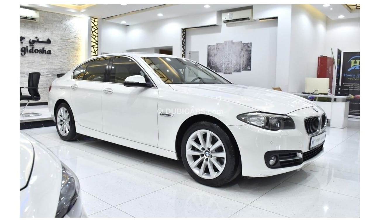 بي أم دبليو 520i EXCELLENT DEAL for our BMW 520i ( 2015 Model ) in White Color GCC Specs