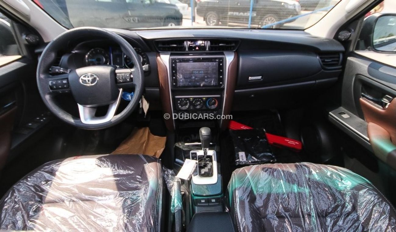 Toyota Fortuner 2.7L Petrol With Leather Seats and TV Silver Color