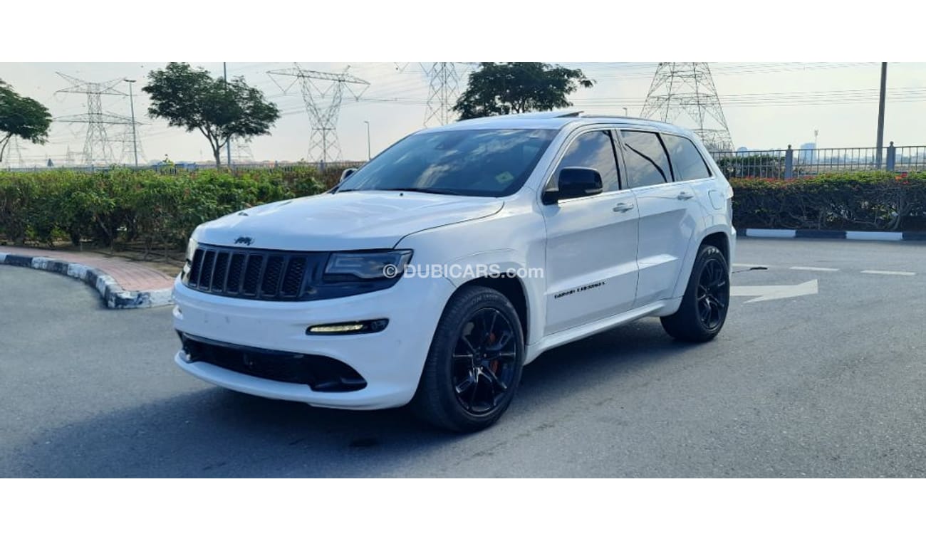 Jeep Grand Cherokee GRANDCHEROKKE 2014 SRT V8 6.4L GCC AL FUTTAIM TRADING - 1YEAR WARRANTY UNLIMIT KM TOP OPTION - RADAR