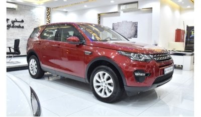 Land Rover Discovery Sport EXCELLENT DEAL for our Land Rover Discovery Sport SE Si4 ( 2016 Model ) in Red Color GCC Specs