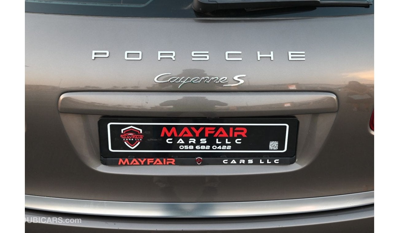 Porsche Cayenne 0 % DP - AGENCY MAINTAINED - PORCSHE CAYENNE S 2014 - 4.6TC V8 4WD - BROWN INTERIOR - MINT CONDITION