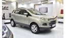 Ford EcoSport EXCELLENT DEAL for our Ford EcoSport ( 2016 Model ) in Beige Color GCC Specs