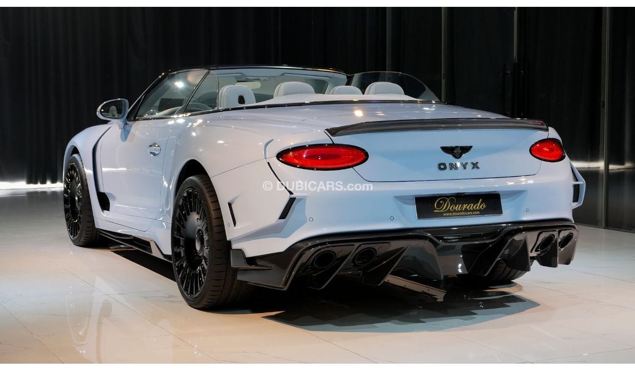 Bentley Continental GTC ONYX CONCEPT | 3-YEAR WARRANTY AND SERVICE