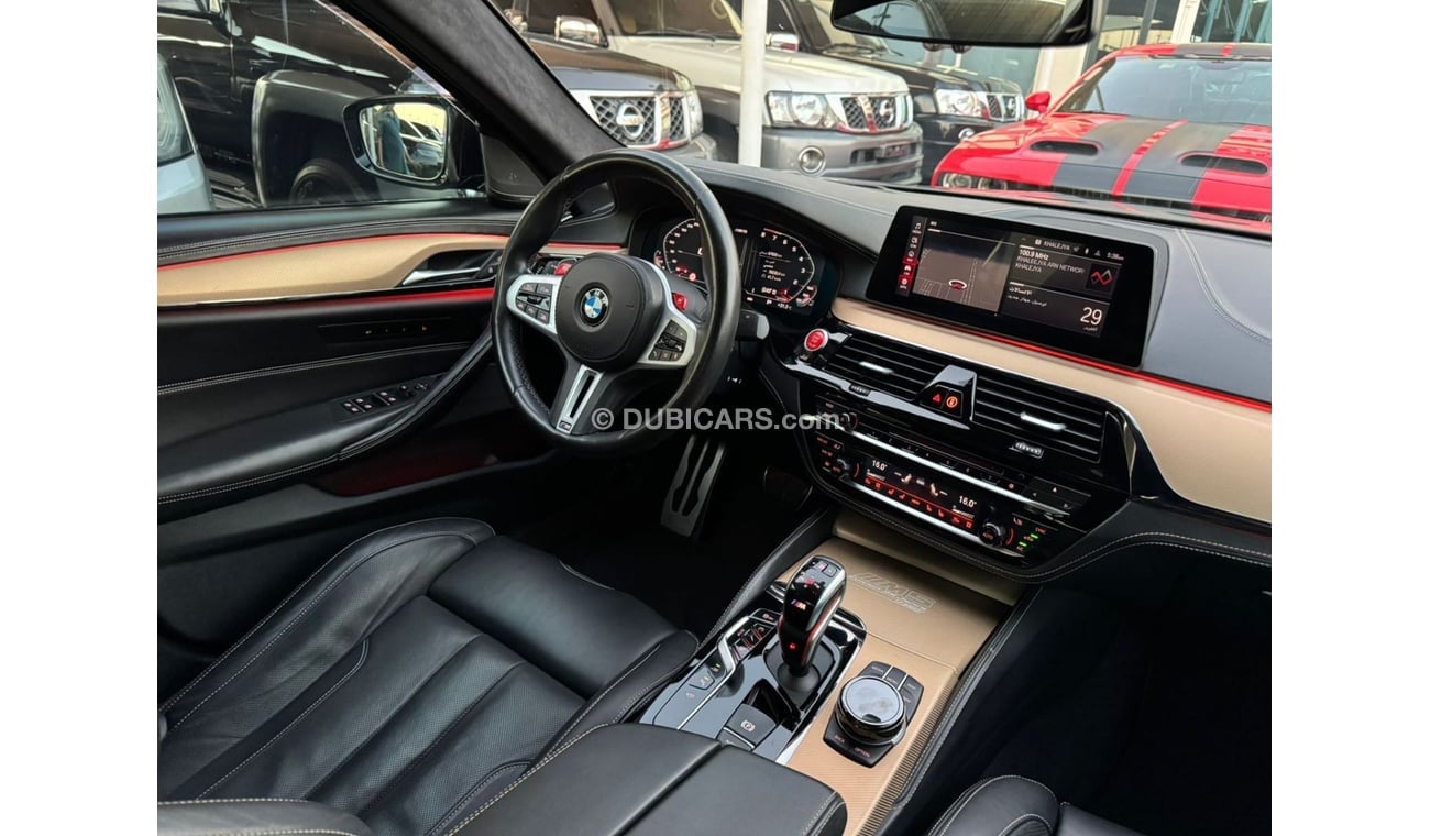 بي أم دبليو M5 BMW M5 COMPETITION 2020 GCC YARA EDITION FULL OPTION ORIGINAL PAINT FULL SERVICE HISTORY