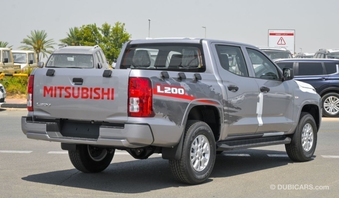 ميتسوبيشي L200 Brand New Mitsubishi L200 2.5L Diesel GLX | Silver/Black | M/T | Euro 4 | 4WD | 2024