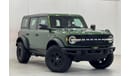 Ford Bronco Wildtrak 2.7L (4 Seater) 2022 Ford Bronco Wildtrak, November 2027 Ford Warranty + Service Pack, Low