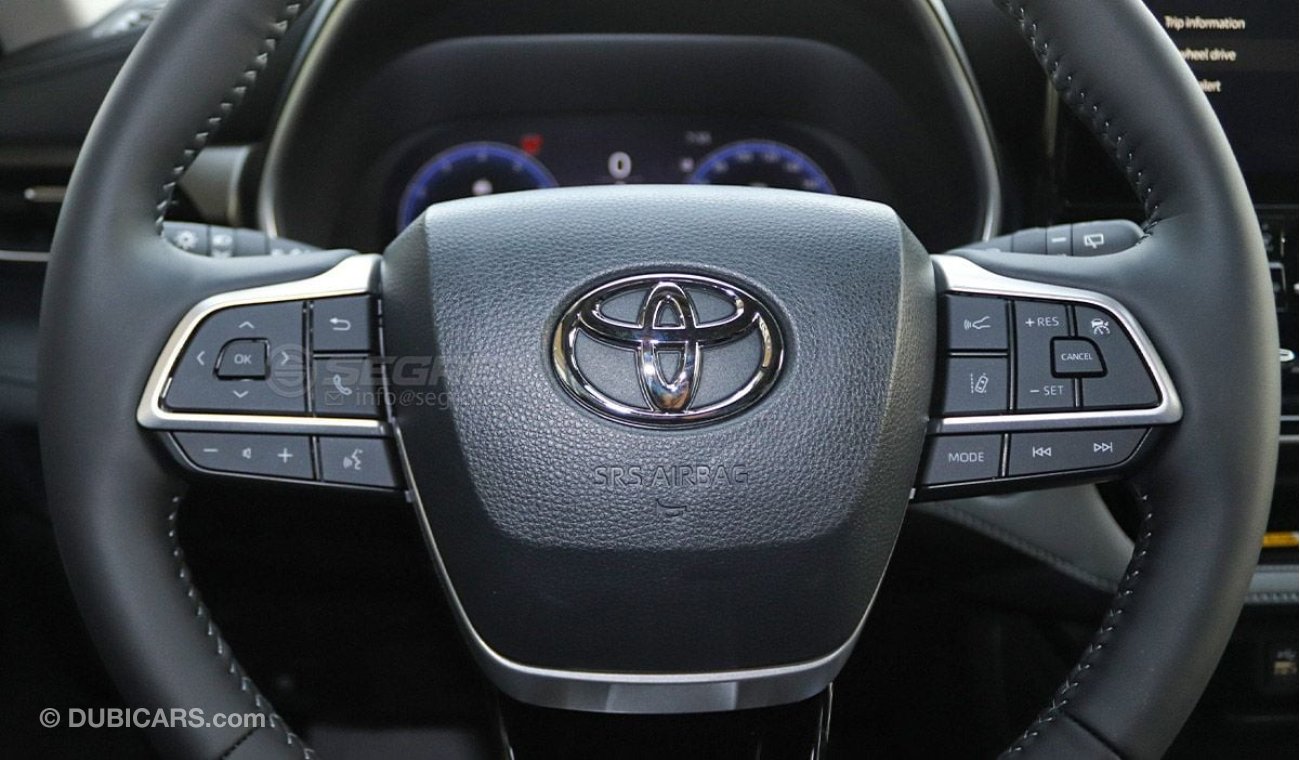 تويوتا هايلاندر 2023 Model Toyota Highlander Limited, 2.4L Turbo Petrol, AWD A/T (SFX.HLC24-LTD)