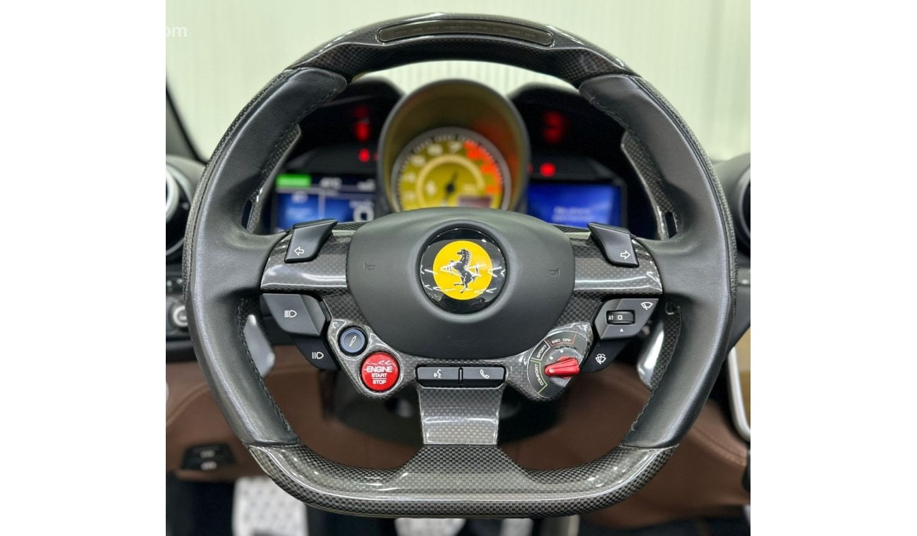 فيراري بورتوفينو Std 2019 Ferrari Portofino, Warranty, June 2026 Ferrari Service Pack, Carbon Fiber Package, Low Kms,