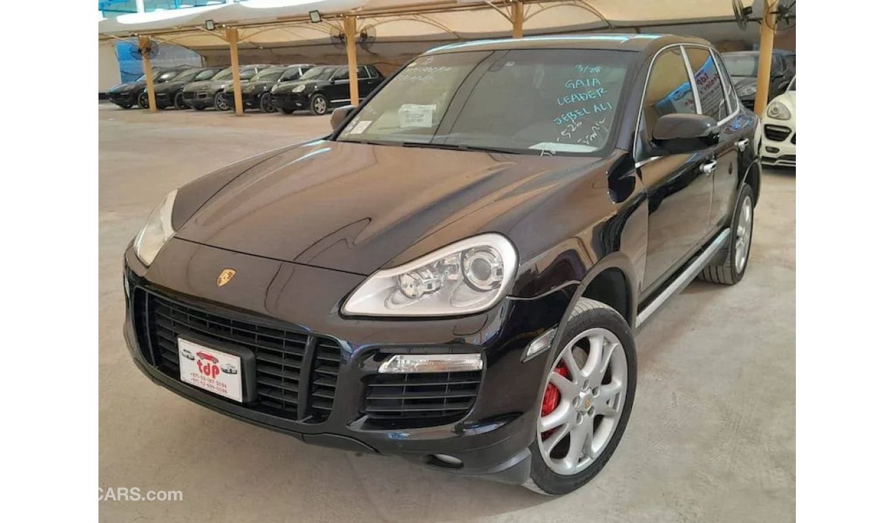 بورش كايان PORSCHE CAYENNE TURBO 4.8L 2008 WITH ELECTRIC LEATHER SEATS, T.V NAVIGATION AND MUCH MORE...