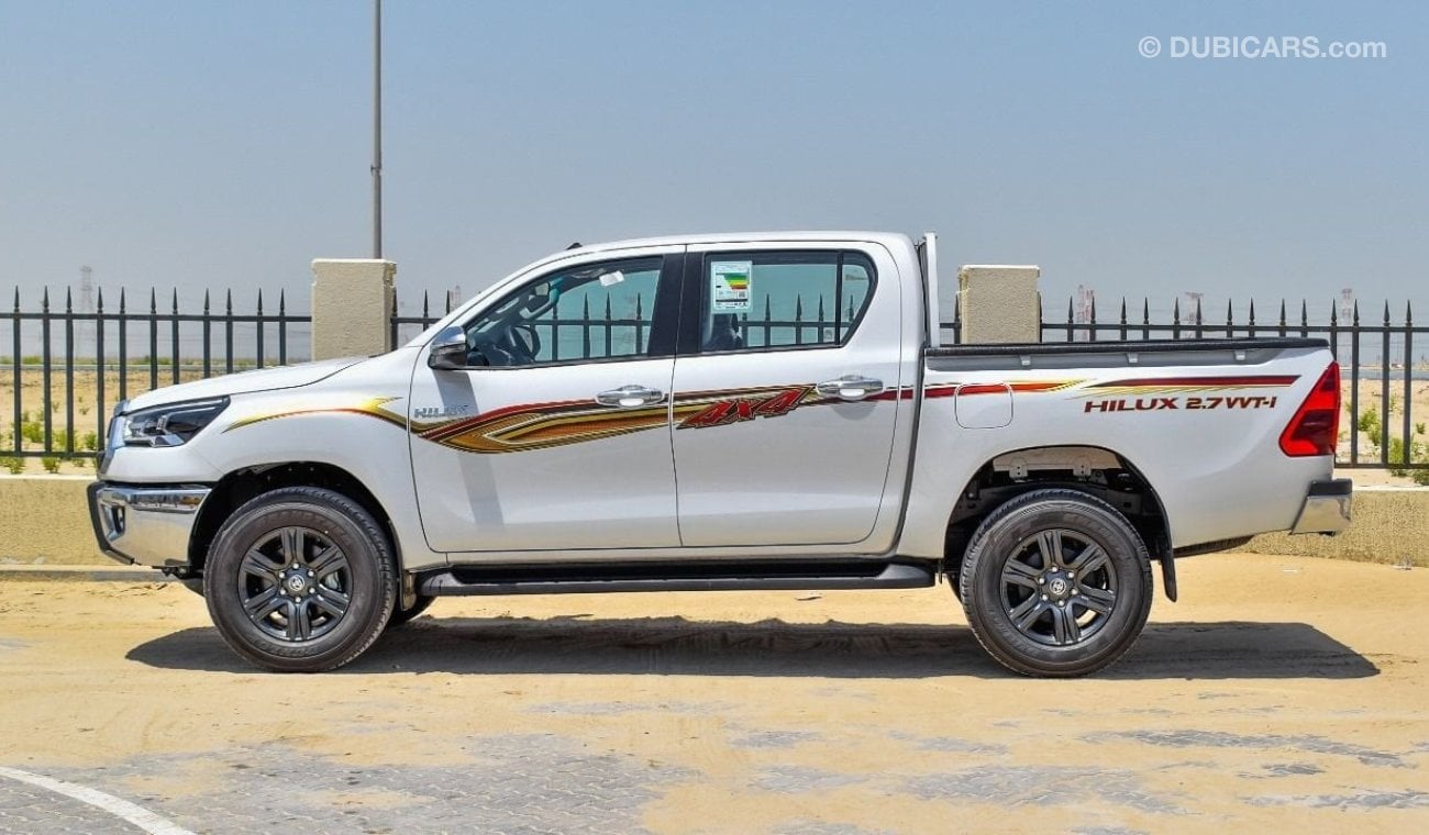 تويوتا هيلوكس 2024 Toyota Hilux Double Cab GLX-S (Full-Option with Key Start) 2.7L 4Cyl Petrol A/T 4x4 Export Only