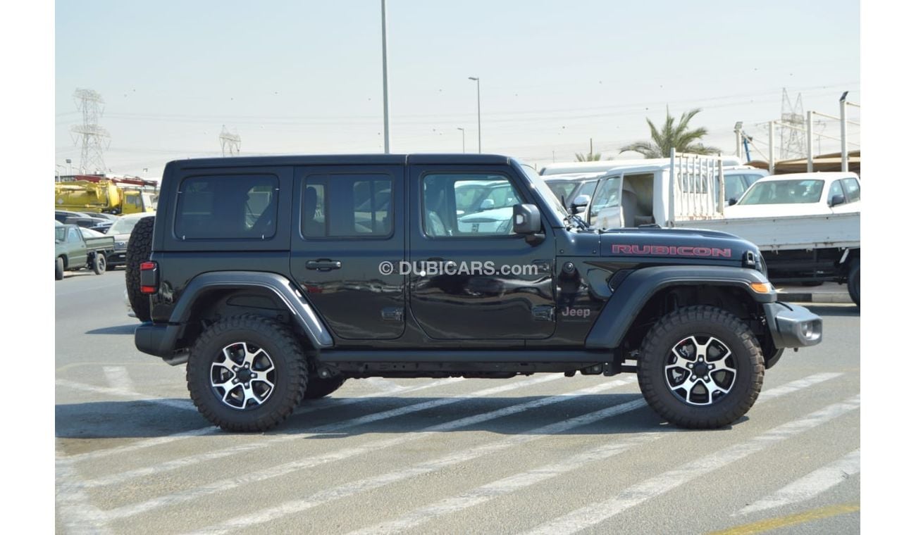 جيب رانجلر JEEP WRANGLER RUBICON 4WD-3.6L PETROL - AUTOMATIC TRANSMATION - BLACK