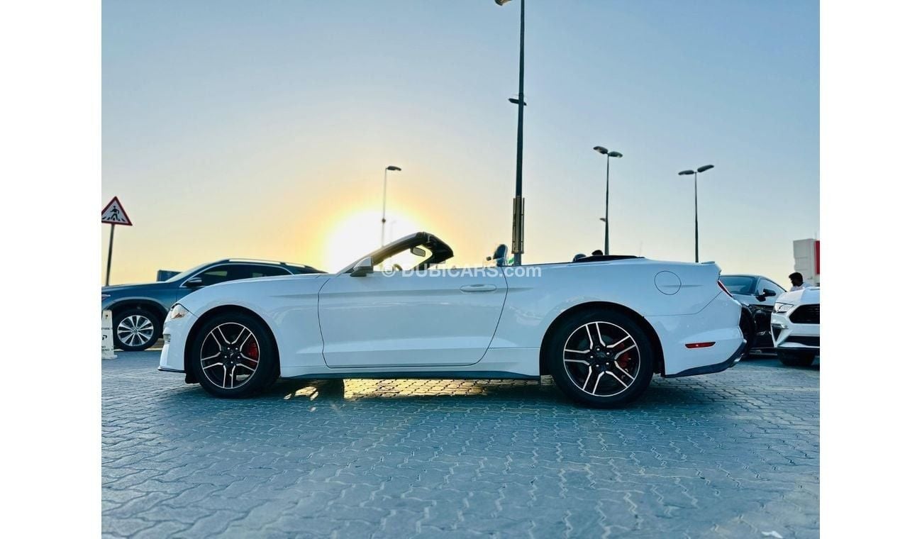 فورد موستانج EcoBoost Convertible | Monthly AED 1120/- | 0% DP | Touch Screen | Leather Seats | # 19679