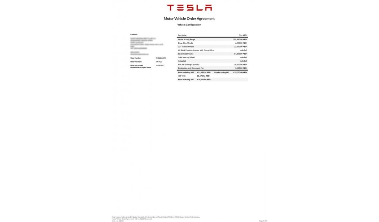 Tesla Model X Tesla Model X Plaid 2023 (BRAND NEW) GCC under Agency Warranty with Flexible Down-Payment