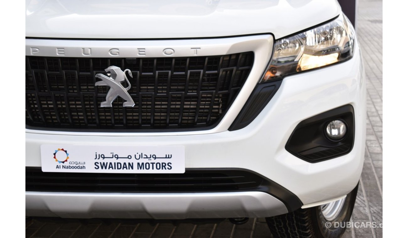 Peugeot Landtrek AED 1149 PM | 2.4L MT PICKUP 4WD GCC AGENCY WARRANTY UP TO 2028 OR 100K KM