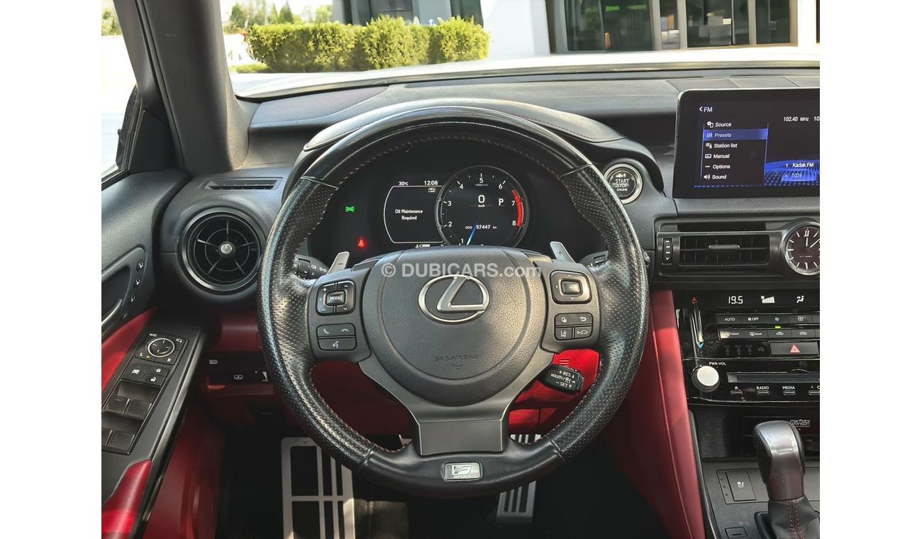 Lexus IS300 AED 1,870 PM | LEXUS IS300 F SPORT 2.0L I4  | GCC | 2023 | WELL MAINTAINED | 0% DOWNPAYMENT