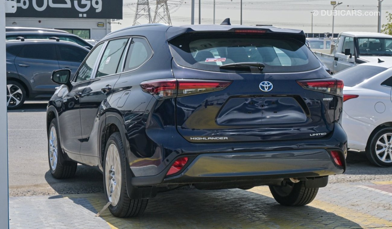 Toyota Highlander Hybrid Limited dark blue