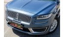 Lincoln Nautilus Lincoln Nautilus 2019 GCC under Agency Warranty with Flexible Down-Payment.