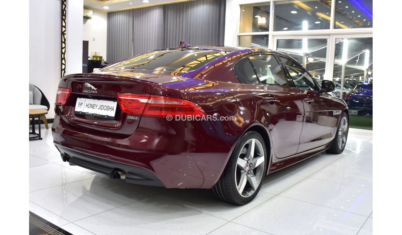 Jaguar XE EXCELLENT DEAL for our Jaguar XE R-Sport ( 2016 Model ) in Burgundy Color GCC Specs