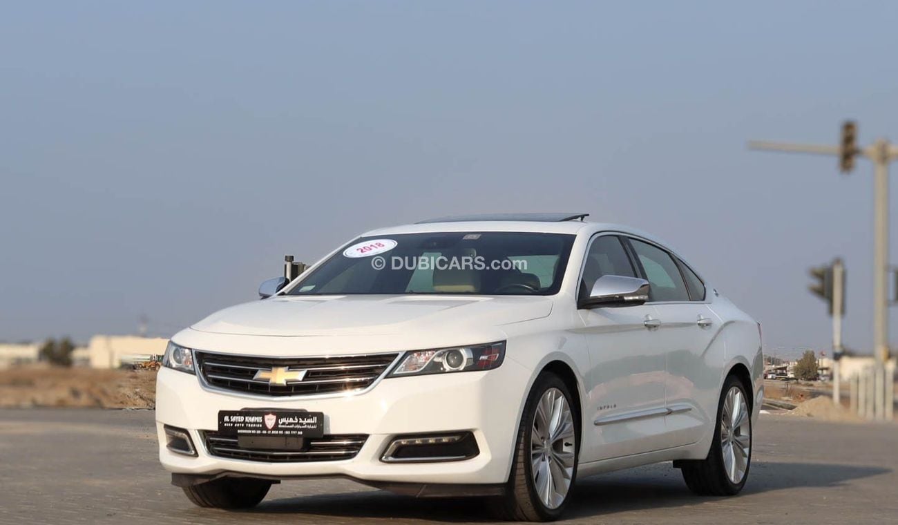 شيفروليه إمبالا Chevrolet impala V6 2018 full option GCC , accident-free excellent condition, 1175 pm