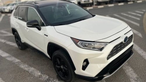 تويوتا راف ٤ Toyota rav4 2019 XSE Hybrid 2.5 V4 4X4 Sunroof leather seats push start left hand drive