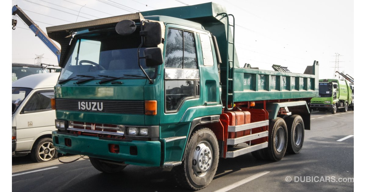 Isuzu NPR Dump Truck CXZ72J for sale: AED 95,000. Green, 1991