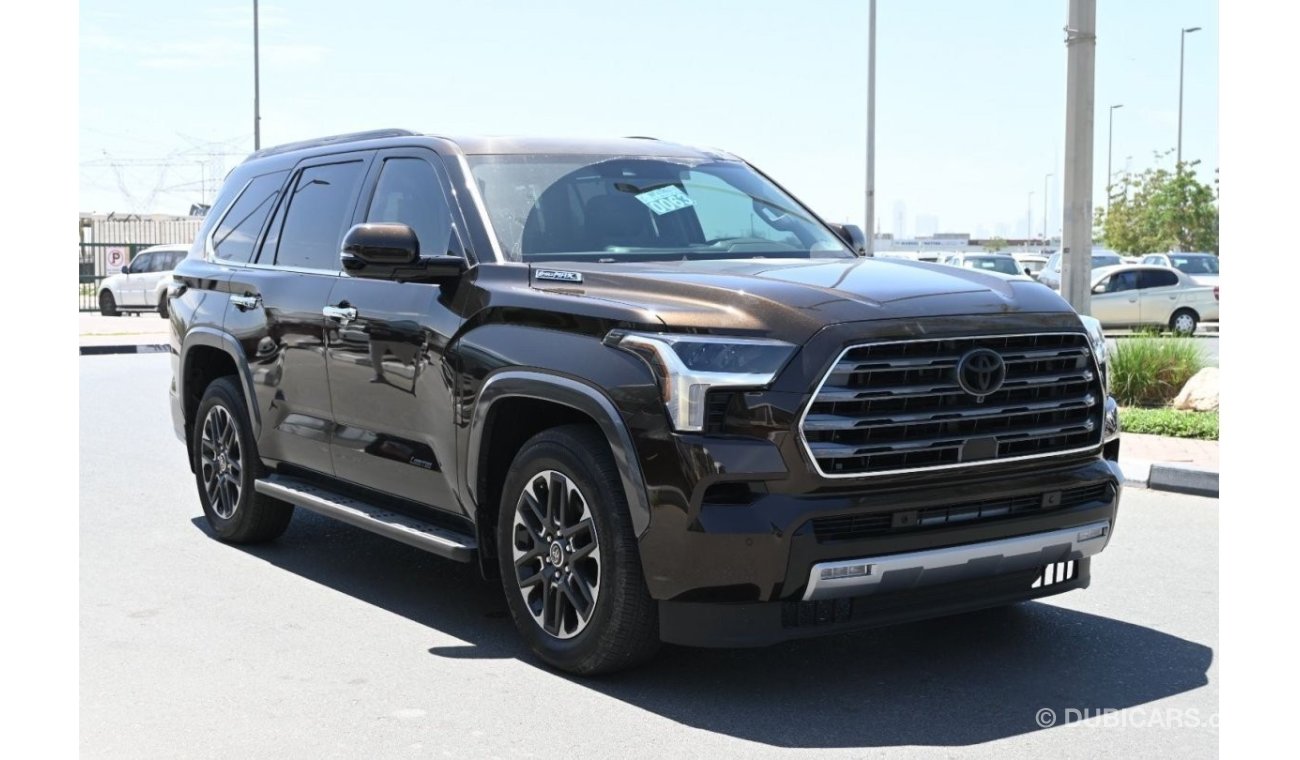 Toyota Sequoia Limited , 3.5 twin turbo Brown color 2023