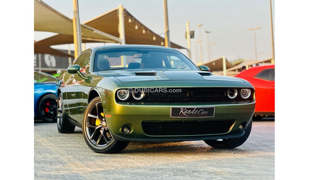 Dodge Challenger SXT 3.6L | Monthly AED 1400/- | 0% DP | Fog Lights | Touch Screen | Cruise Control | # 08618