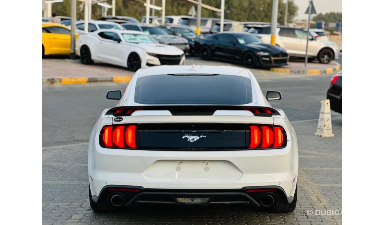 Ford Mustang EcoBoost MONTHLY 1180/- AED | 0% DP | Blind Spot | Touch Screen | Leather Seats | Paddle Shifters | 