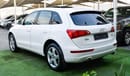 Audi Q5 Audi Q5 model 2009, GCC, panorama, white color, inside beige leather hatch, rear spoiler, sensors, c