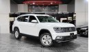 Volkswagen Teramont AED 1,300 P.M | 2019 VOLKSWAGEN TERAMONT SE | UNDER WARRANTY | 4MOTION | 7 SEATS | GCC