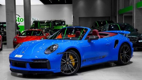 Porsche 911 Turbo S SWAP YOUR CAR FOR 2024 TURBO S CABRIO (NEW) UNDER WARRANTY- SHARK BLUE - SPORT EXHAUST - CARBON MATT